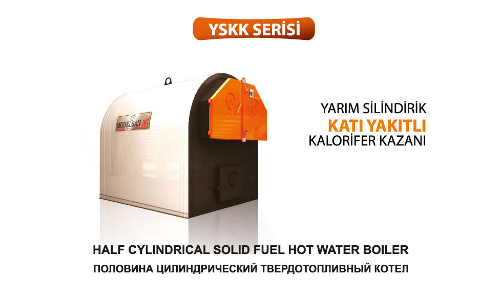 YSKK مرجل (قازان) التدفئة المركزية نصف الإسطواني العامل بالوقود الصلب